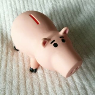 Pixar Toy Story Pig Figure Hamm Collectible Plastic Coin Piggy Bank Pre - owned 2