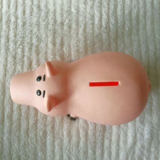 Pixar Toy Story Pig Figure Hamm Collectible Plastic Coin Piggy Bank Pre - owned 5