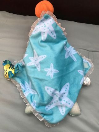 Disney Babies Princess 14” Ariel Plush Doll & Flounder Blanket SO CUTE 4