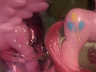 My Little Pony G4 Twilight Sparkle Unicorn Wings Pinkie Pie Balloons Hasbro 2pc 3