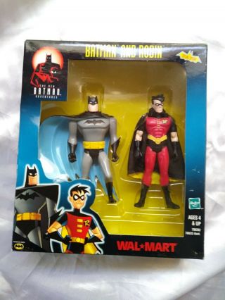 Batman Adventures Batman And Robin Walmart Exclusive 2 Pack Hasbro
