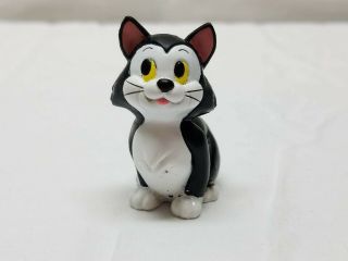 Disney Pinocchio Figaro Cat Pvc Figurine Cake Topper Collectible Figure Black