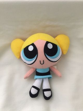The Power Puff Girls Bubbles 1999 Cartoon Network Soft Toy Doll 7 "