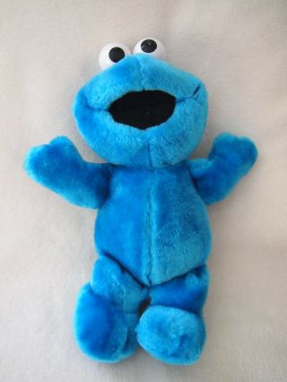 1996 Tyco Sesame Street Tickle Me Cookie Monster Giggle Wiggle Electronic Plush