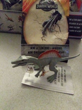 Jurassic World Fallen Kingdom Mini Action Dino Wave 3 Blind Bag Spinosaurus Rare