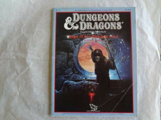 1986 Tsr D&d X11 Saga Of The Shadow Lord 9165 Module // 1st Printing // Nm