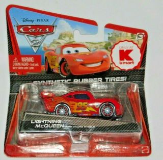 Disney Pixar Cars Kmart Lightning Mcqueen With Rubber Tires Imperfect Package