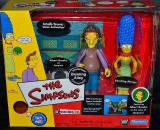 The Simpsons Talking Interactive Bowling Alley Marge & Jacques 2002 Toys R Us