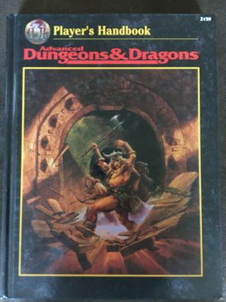 Advanced Dungeons And Dragons Player’s Handbook Tsr 2159