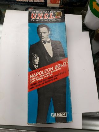 Vintage 1965 The Man From Uncle U.  N.  C.  L.  E.  Napoleon Solo Gilbert 12 " Weapon Box