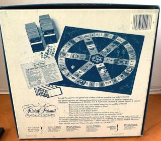 1981 Trivial Pursuit Master Game Genius Edition Trivia Board Complete Vintage 5