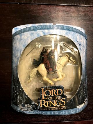Lord Of The Rings Lotr Warriors And Battle Beasts Legolas & Gimli On Horseback