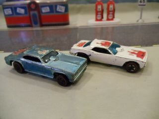 Two Hot Wheels: 1971 Snake II and Mongoose II - filler or restore 2