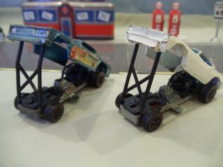 Two Hot Wheels: 1971 Snake II and Mongoose II - filler or restore 7