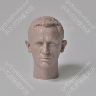 1/6 Scale Custom Blank Head Sculpt Daniel Craig Resin James Bond 007