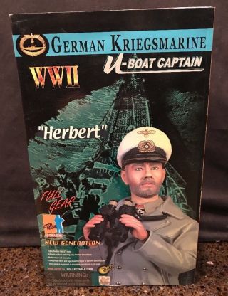 Dragon Wwii German Kriegsmarine “ Herbert " U Boat Captain Figure 12 "