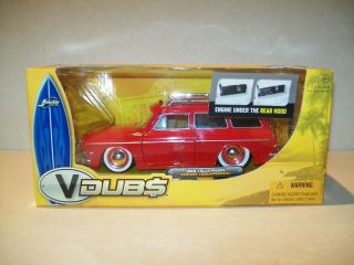 Jada Toys V Dubs 1965 Vw Volkswagen Variant (squareback) 1:24 Scale Diecast Car