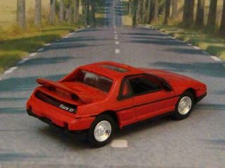 1985 - 1988 Pontiac Fiero Gt V - 6 Sports Car 1/64 Scale Limited Edition J