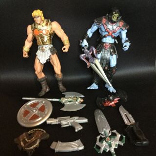He - Man And Skeletor Masters Of The Universe Motu 2001 Action Figures