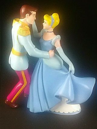 Cinderella & Prince Charming Dancing Figure Disney Pvc Doll By Applause