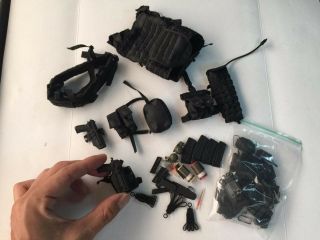 1/6 Scale Very Hot Toys Us Special Force Pmc Armor Vest Set For 12 " Action Fig