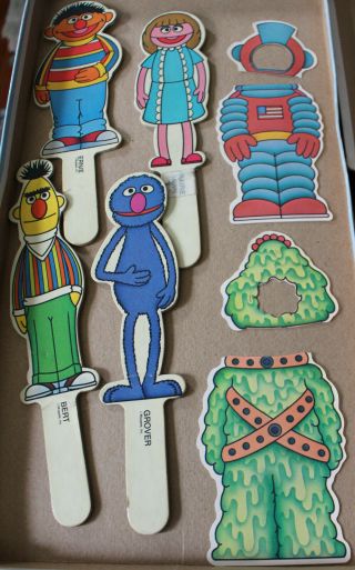 Vintage Put & Play Space Muppets Puppets Sesame Street 1981 Alien Astronaut 4
