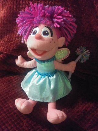 Abby Cadabby Plush Gund Sesame Street Fairy Doll Toy 12 Inch Long