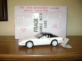 Franklin 1988 Chevy Corvette 35th Anniversary Diecast Car 1:24