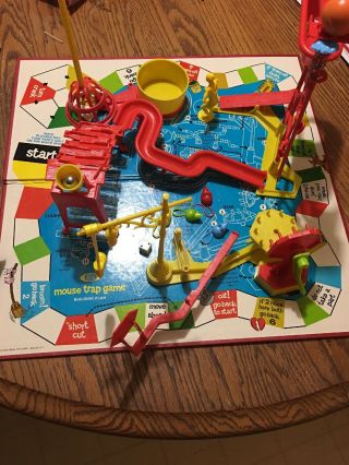 Vintage 1970 Mouse Trap Board Game,  Ideal,  100 Complete