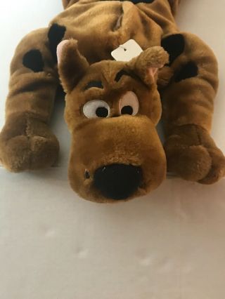 Scooby Doo Talking Plush Laying Down Dog Stuffed Animal 26 " Cartoon Network