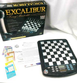 Excalibur King Master Iii 3 Electronic Chess Computer 911e - 3 Complete