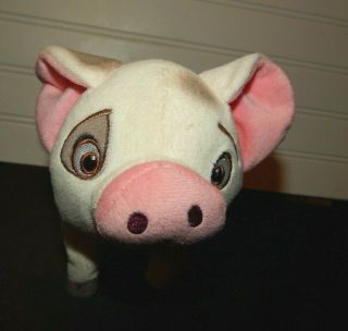 Disney Authentic Moana Pua Pet Pig Plush Stuffed Animal Toy 7 " Euc