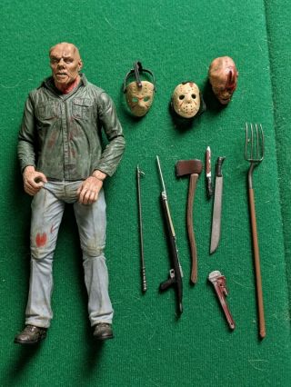 Neca Ultimate Jason Voorhees Figure.  Loose.  Friday The 13th Part 3 3d Complete