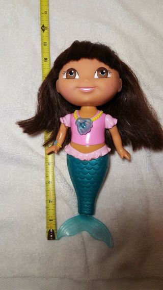 2008 Mattel Dora The Explorer 10 " Mermaid Doll W/wind Up Action Tail
