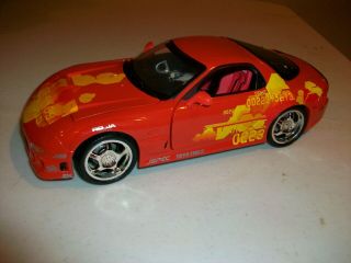 Racing Champions - The Fast & The Furious - 1994 Mazda Rx7 - 1:18 Scale - No Box