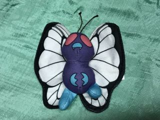 Butterfree 1999 Burger King Nintendo Pokemon Plush Figure Toy 3 " Tall Butterfly