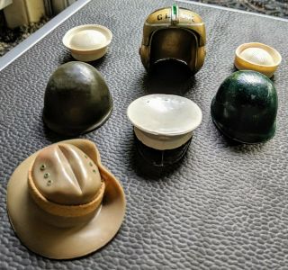 Gi Joe Vintage Assorted Hats And Helmets