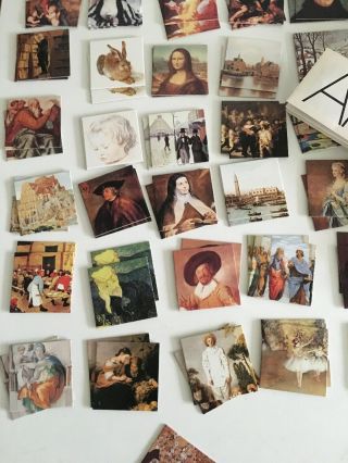 1995 Art Memo Game Piatnik Missing 1 Cards Memory Matching Game Famous Painting 2