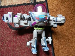 Buzz Lightyear Mega Morpher Toy Story 1999 Transforming Action Figure Very Good