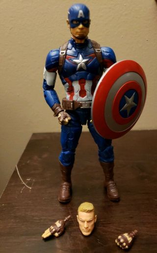 Marvel Legends Baf Thanos Series Captain America 6 Inch Action Figure