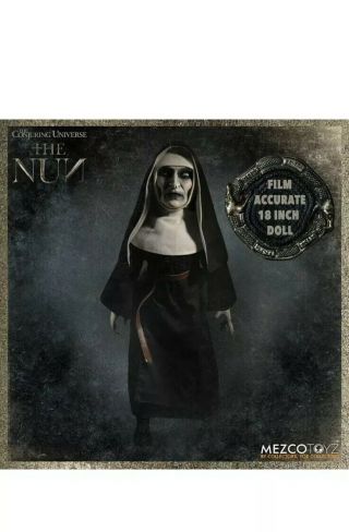 Mezco Toyz The Conjuring Universe Nun Doll 18 " Figure Horror