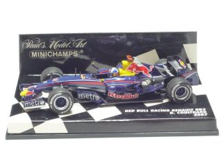 Minichamps 1:43 Red Bull Racing Renault Rb3 D.  Coulthard 2007