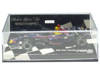MINICHAMPS 1:43 RED BULL RACING RENAULT RB3 D.  COULTHARD 2007 4