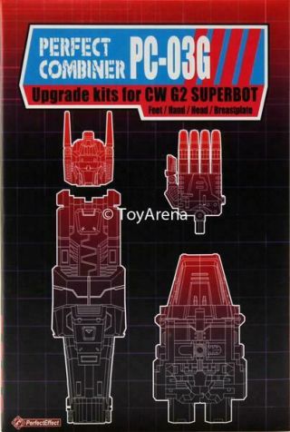 Perfect Effect Pc - 03g Perfect Combiner Cw G2 Superbot (g2 Superion) Upgrade Set