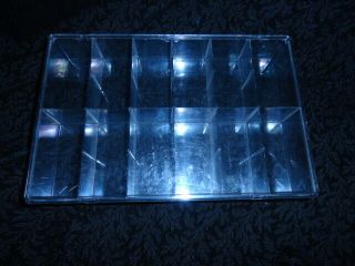 Hard Acrylic Clear Action Figure Case Holds 12 3 3/4 " Figures - Display Or Sales