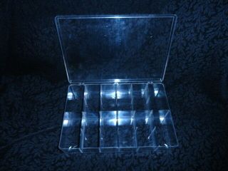 Hard Acrylic Clear Action Figure Case Holds 12 3 3/4 