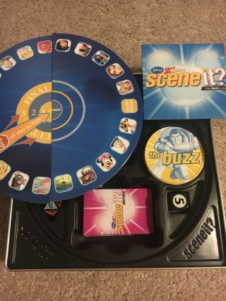 Disney Scene It? 2nd Edition Dvd Game Board Game in Collectors Tin 3