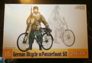 Dragon Wwii 1/6 German Bicycle W/ Panzerfaust 60 Opened Box
