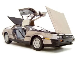 Boxdamaged 1981 De Lorean Dmc 12 Coupe Stainless Finish 1/18 By Sunstar 2701