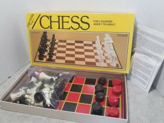 Chess & Checkers Board Game 1981 Whitman 4833 Western Publishing Company